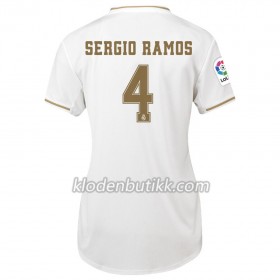 Real Madrid Sergio Ramos 4 Dame Hjemme Fotballdrakt 2019-2020 Kortermet